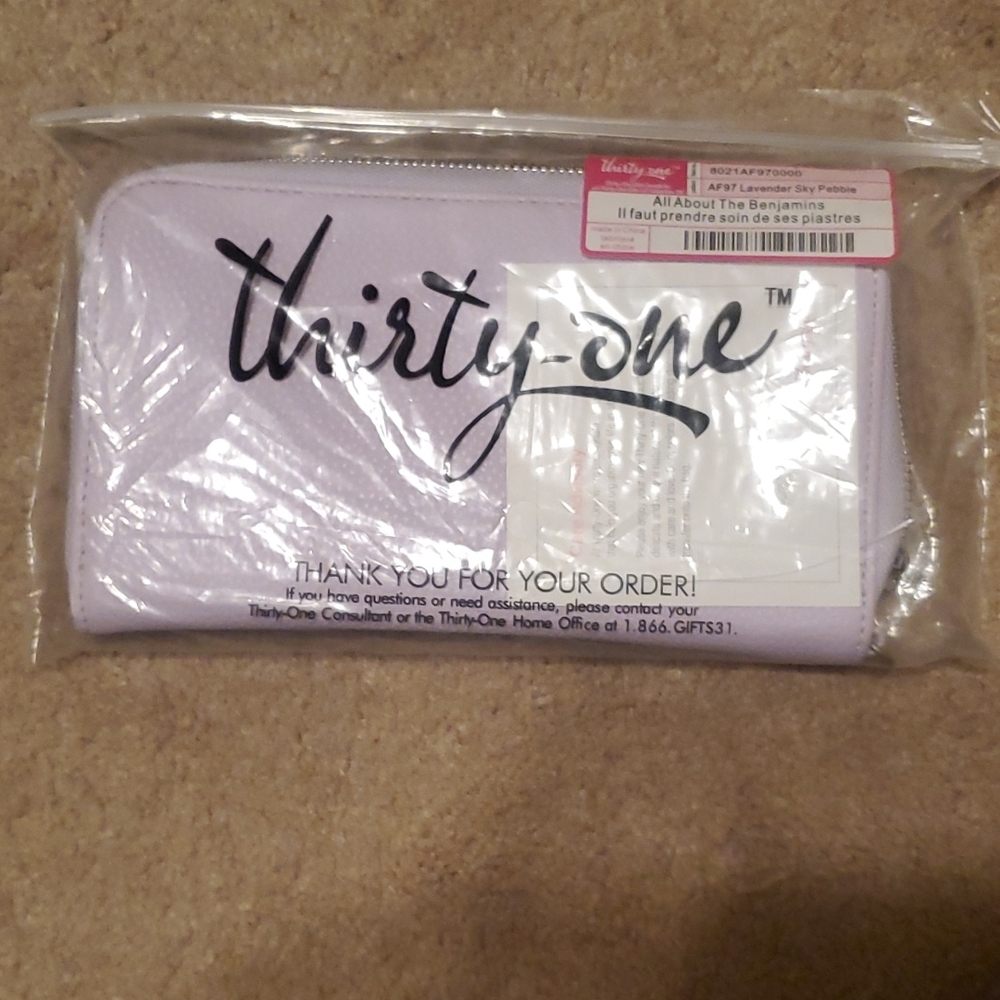 AATB lavender sky Pebble wallet